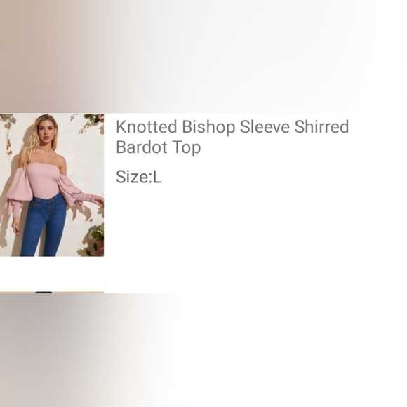 SHEIN Tops - NWOT ! SHEIN OFF THE SHOULDER BLOUSE !!